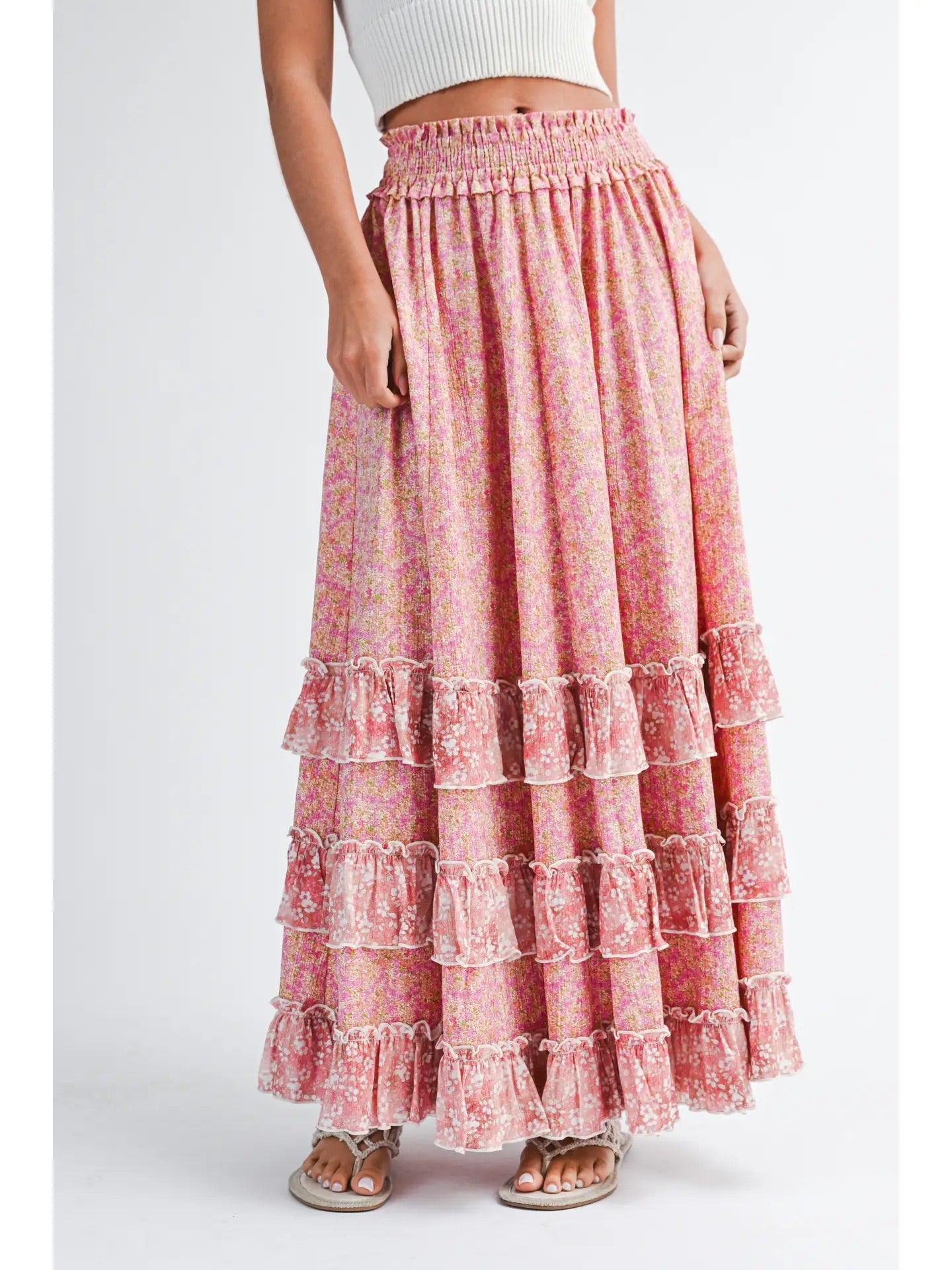 Wildflower Waltz Maxi Skirt